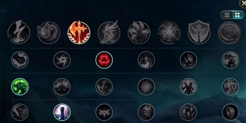 Phân loại ngọc bổ trợ Đấu Trường Chân Lý